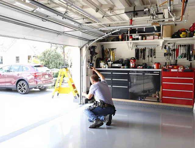 Local garage door repair service by Hudson Garage Door Repair in Hudson